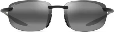 Syze dielli për meshkuj Maui Jim HOOKIPA ULTRA MJ0676S-001 676-02, të zeza [Madhësia: 63]