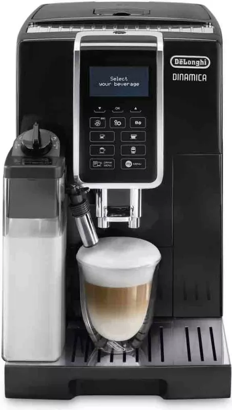 Aparat kafeje DeLonghi Dinamica ECAM 350.55.B, automatik, 300g, inox, e zezë