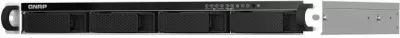 Server NAS QNAP TS-464eU-8G, 8GB RAM, 1U rack, 4-bay, 2x 2.5GbE, HDMI 4K, i zi