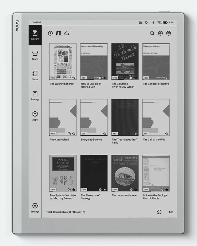 E-reader ONYX BOOX GO 10.3, Android 12, e bardhë