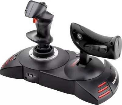 Kontrollor lojërash Thrustmaster T-Flight Hotas X 2960703 set joystick + throttle, e zezë