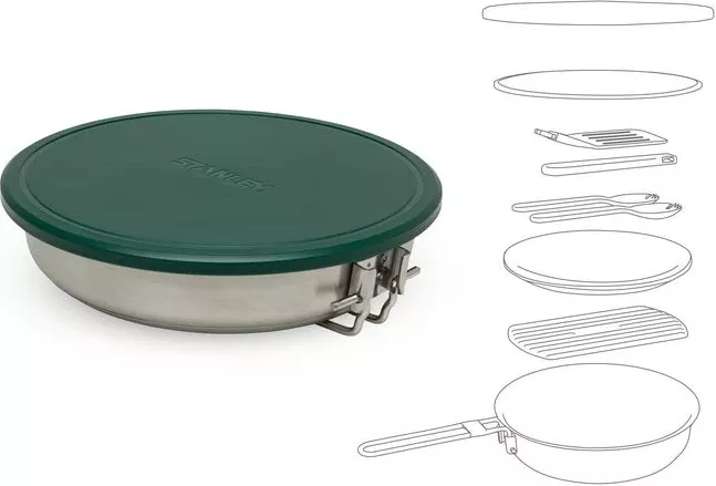 Set për gatim në kamping Stanley 10-02658-013, Çelik Inox