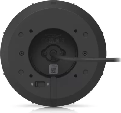 Kamerë survejimi IP Ubiquiti UniFi Protect G6 Turret (UVC-G6-Turret / UVC-AI-TURRET-B), 8MP 4K, PoE+, IR 40 m, IP66/IK08, e zezë