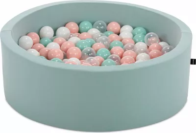 Pishinë me topa për fëmijë, Bubble Pop 200 v2, ngjyrë mint