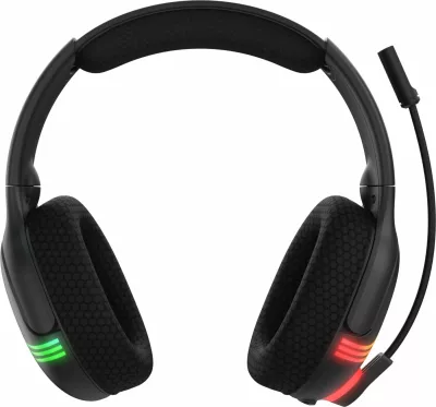 Kufje wireless PDP Afterglow Wave për Xbox, RGB, me mikrofon, të zeza