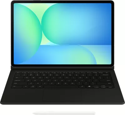 Mbështjellës tastierë Samsung EF-DX625, QWERTZ, Gjermanisht, Trackpad, Galaxy Tab S10 FE+, E zezë