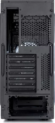 Kasë Fractal Design Focus G Midi Tower, ATX, micro ATX, ITX, e zezë, me dritare anësore dhe LED të bardhë