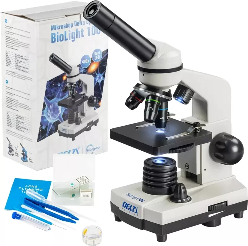 Mikroskop DELTA Optical Biolight 100, LED, i bardhë