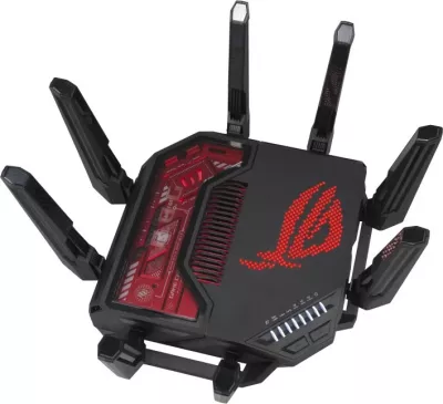 Router Asus ROG Rapture GT-BE19000, tri-band, 8 antena, WiFi 7, i zi