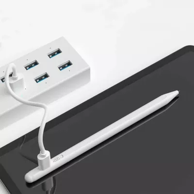 Stilolaps digjital Tech-Protect për iPad, me magnet, LED, i bardhë