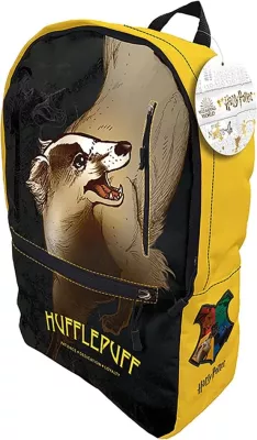 Çantë shpine Pyramid International Harry Potter Intricate Houses Hufflepuff, e verdhë/zezë