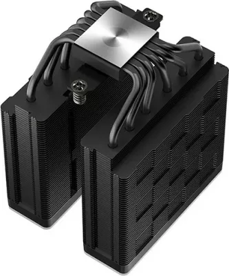 Kasë ftohëse Deepcool AG620 Black ARGB V2, 2 ventilatorë, 6 tuba termikë, 120mm, e zezë