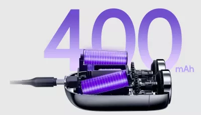 Makinë rroje Yoose Mini 2.0, USB-C, IPX7, 8000 rpm, e verdhë, set me çantë dhe kabllo