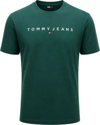 Maicë për meshkuj Tommy Hilfiger Jeans TJM REG LINEAR LOGO DM0DM20744, e gjelbër e errët [Madhësia: S]