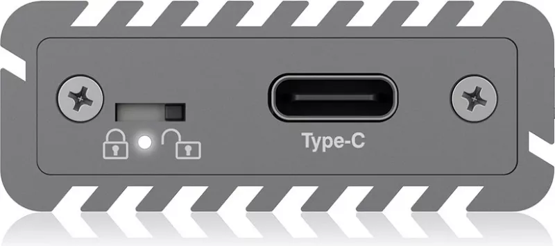 Kasë SSD ICY BOX IB-1817M-C31, M.2, PCI Express 3.0, 10 Gbit/s, USB lidhje, Gri