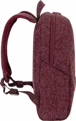 çantë shpine për laptop RIVACASE 7923, 13.3\", waterproof tweed, e kuqe