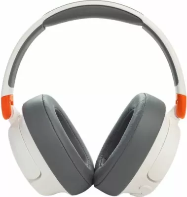 Kufje Bluetooth për fëmijë JBL JR460NC me ANC, 20h bateri, limit 85 dB, me kabllo të shkëputshme, e bardhë
