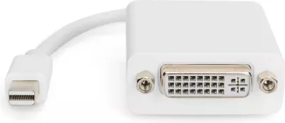 Adapter DisplayPort Digitus Mini DisplayPort në DVI-D, 0.15m, i bardhë