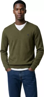 Xhemper për meshkuj U.S. Polo Assn. US40 173007, i gjelbër ulliri