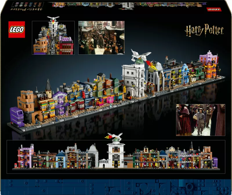Set ndërtimi LEGO Harry Potter Die Zauberläden der Winkelgasse, shumëngjyrësh