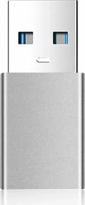 Adapter USB Fixed Link FIXA-CU-G, USB-A në USB-C, 5Gb/s, OTG, gri