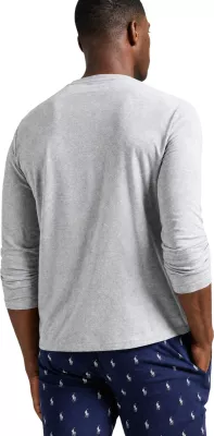 Maicë e brendshme me mëngë të gjata për meshkuj Ralph Lauren L/S Crew Sleep Top 714844759003, e hirtë [Madhësia: XXL]