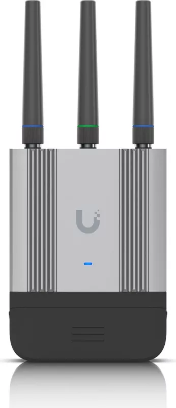 Router Ubiquiti UniFi Mobiler Router Industrial Cat 4 WiFi GPS PoE UMR-Industrial, Ngjyrë e zezë dhe gri