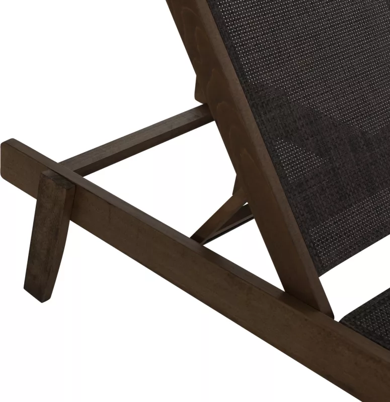Shezllon profesional për plazh, dru ahu, ngjyrë arre, FH10356.04, 200x61-66x31-91H cm