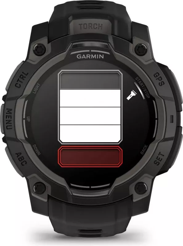 Smartwatch Garmin Instinct 3 AMOLED, 4 GB, GPS, e zezë