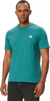 Maicë për meshkuj Calvin Klein Jeans SS Badge 30S Jersey LV04RC272G, e gjelbër e errët