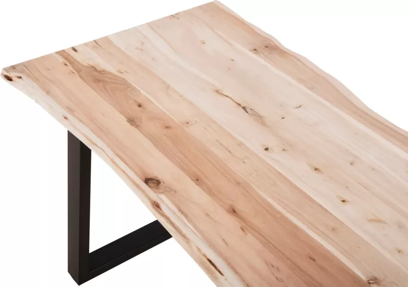 Tavolinë për ngrënie MONTANA SLIM FH8163.21 dru akacie ngjyrë natyrale e lehtë 140x80x77 cm