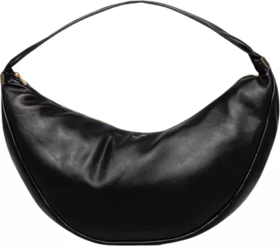 Çantë krahu për femra Calvin Klein Pinched Soft Crescent LG LV04F3009G, e zezë