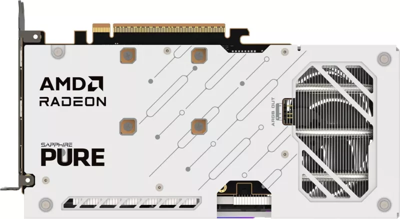 Kartë grafike Sapphire PURE RX 9060 XT GAMING OC, 16 GB, e bardhë