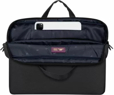 çantë laptopi RIVACASE Tivoli 8731, 15.6", me rrip shpatulle i rregullueshëm, gri