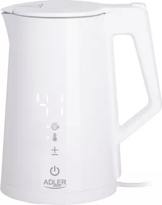 Vluese uji ADLER AD1345W. 1.7L, 2200W, e bardhë