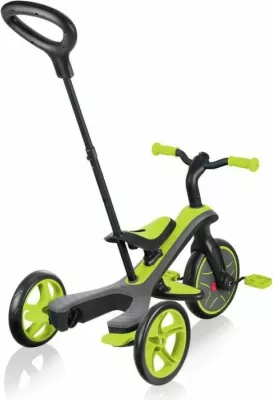 Biçikletë për fëmijë Globber Explorer Trike 4in1, e zezë dhe e verdhë