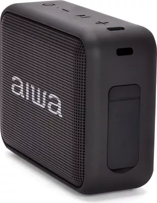 Altoparlant Bluetooth portativ Aiwa BS-200BK, 6 W, IPX6, TWS, FM, 2000 mAh, i zi