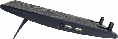 Pad ftohës laptopi Conceptronic 2-Fan, USB-A 2.0, deri 17 inç, zi