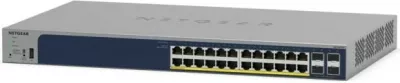 Switch NETGEAR GS728TPP, Managed, L2/L3/L4, Gigabit Ethernet, PoE, Rack mounting