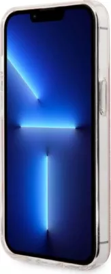 Set mbështjellës Guess GUBPP13XH4EACSP me karikues wireless për iPhone 13 Pro Max, rozë