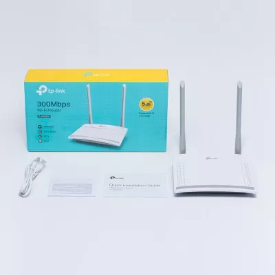 Ruter Wireless TP-Link TL-WR820N, 2.4Ghz 4G, 300Mb/s , i bardhë