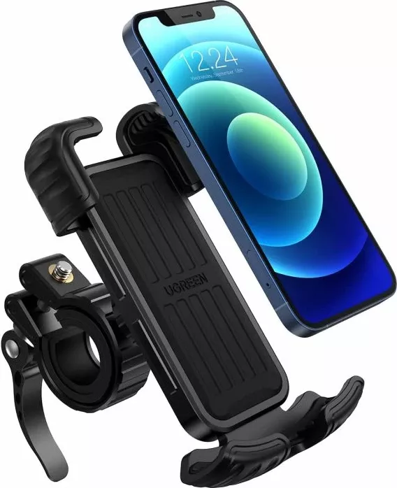 Mbajtës telefoni për biçikletë UGREEN 60548, 4.7–6.8 inç, për timon 0.6–1.75 inç, i zi