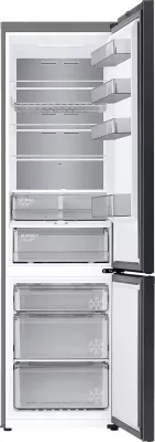 Frigorifer i kombinuar, Samsung, RB38C7B5C22/EF BESPOKE, 390 L, AI Energy Mode, SpaceMax, SmartThings Energy, Clean Black