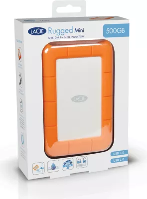 SSD LaCie Rugged 2TB USB-C portokalli