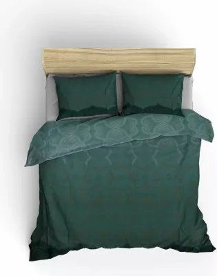 Set mbulesë për jorgan dopio satin, Pandora, ngjyrë e gjelbër