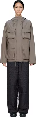Jakne shiu Rains Pocket Jacket W3 për meshkuj, taupe [Madhësia: L]
