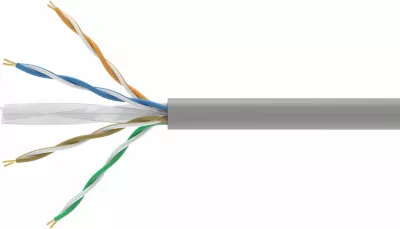 Kabllo rrjeti EQUIP Cat6 U/UTP 305m LSZH, gri