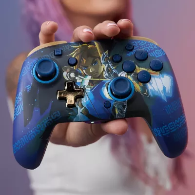 Kontroller wireless PDP Rematch Link Hero Glow in the Dark për Nintendo Switch/Switch OLED/Switch 2
