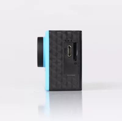 Kamerë aksioni Moye Venture HD V2 Full HD 1080p, 12MP, Wi‑Fi, ekran 2.0" LCD, lente 140°, microSD deri 32GB, blu