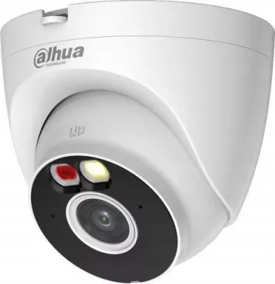 Kamerë sigurie IP DAHUA T2A-PV-0280B, dome, Full HD, e bardhë